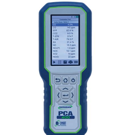 bacharach pca 400 combustion analyzer